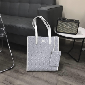 Tui MLB Monogram Diamond Jacquard 'White Grey' 3AORM012N-43GRS