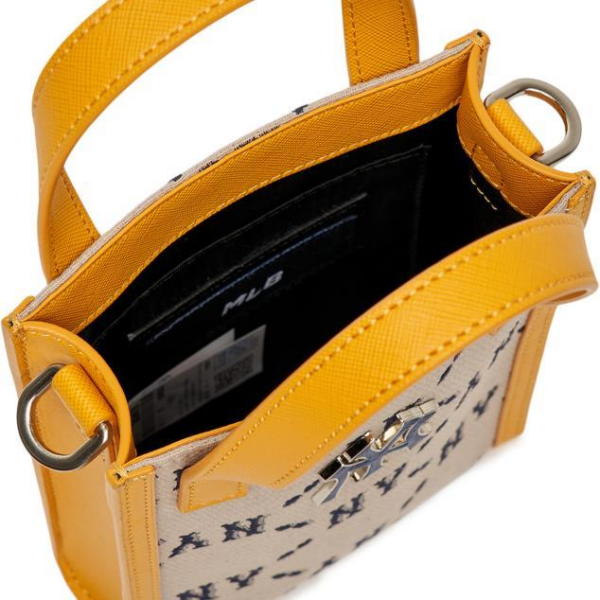 Túi MLB Mobile Cross Bag NY Yankees 'Beige' 3ACRH012N-50BGS - Ảnh 3