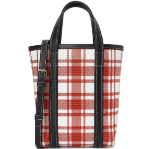 Tui Balenciaga Check Babes Small Tote 'Red' 672983-2100P-6190