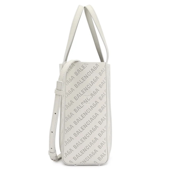 Tui Balenciaga Everyday 2x Small Logo Perforated Tote 'White' 551815-2VS3N-9062