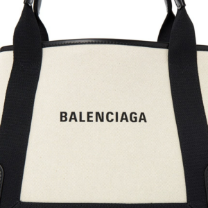 Tui Balenciaga Navy Cabas Small Tote Bag 'Ivory' 339933-210F3-9261