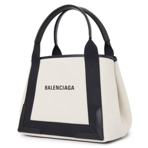 Tui Balenciaga Navy Cabas Tote Bag 'Beige' 339933-2HH3N-9260