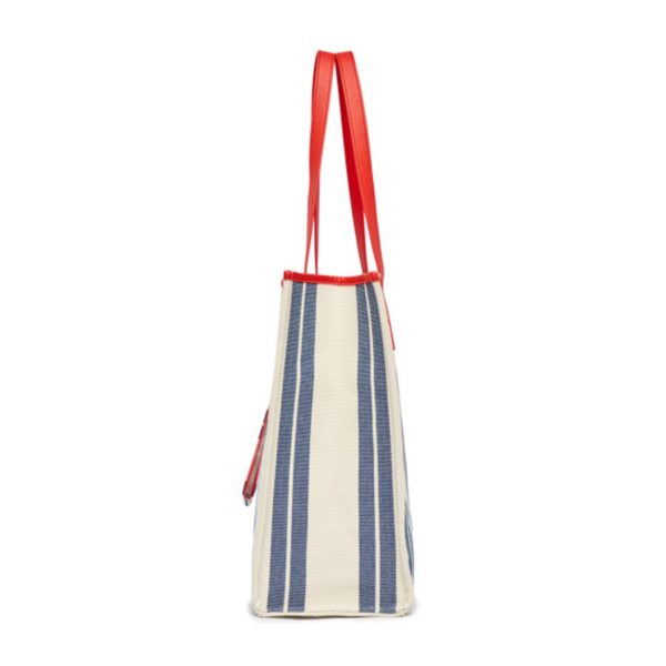 Túi MLB Tote Boston Red Sox Multicolor Stripes 3AORL0323-43NYL - Ảnh 5