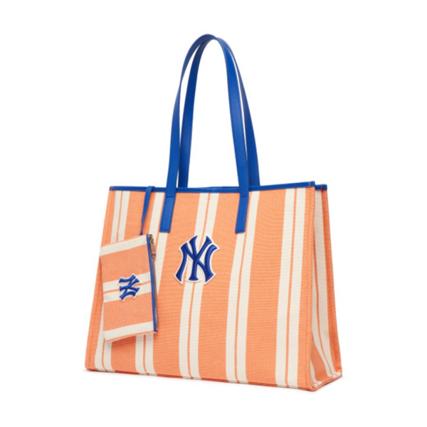Túi MLB Tote New York Yankees 'Orange Stripes' 3AORL0323-50ORL - Ảnh 4