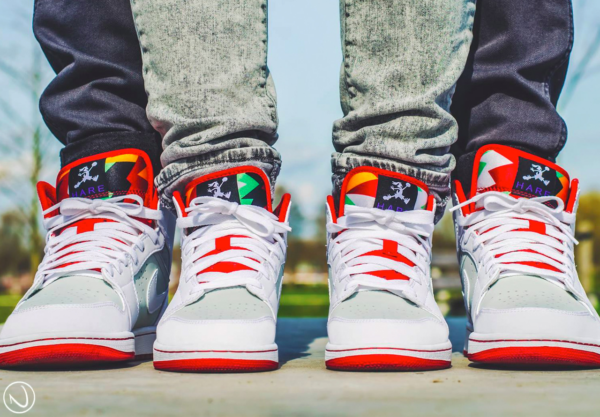 Giày Nike Air Jordan 1 GS 'Hare Jordan' 374457-011 - Ảnh 7