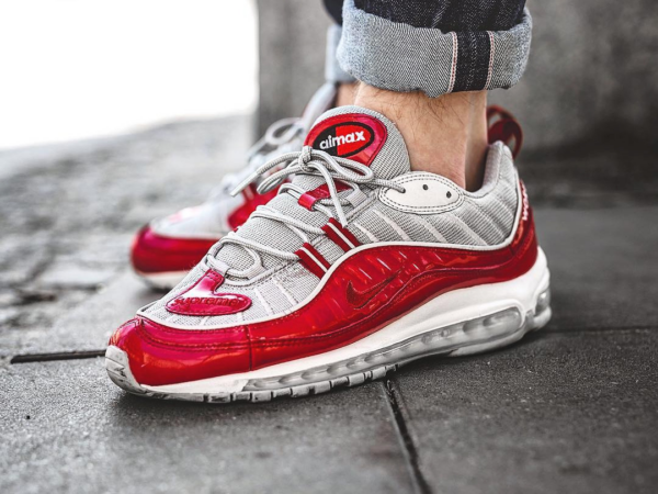Giày Nike Supreme x Air Max 98 'Red' 844694-600 - Ảnh 3