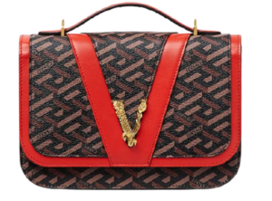 Túi Versace Virtus La Greca 'Red Brown' DBFG985-1A01444-5B35V
