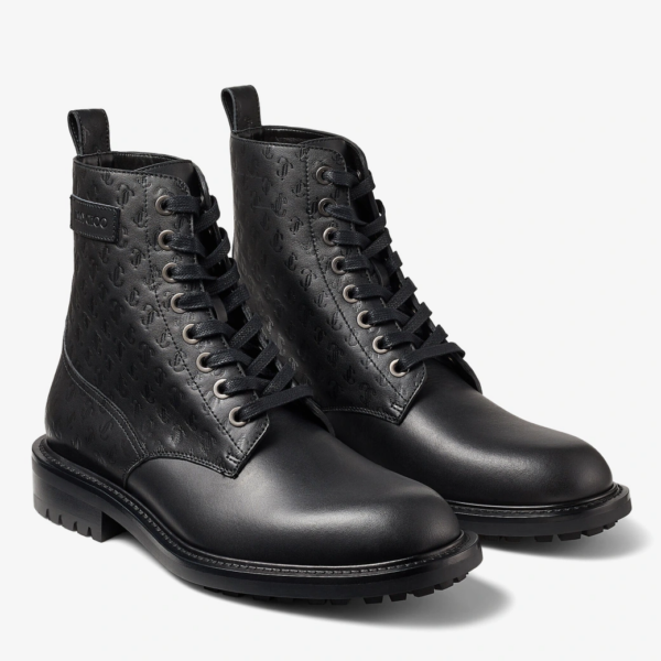 Giày Jimmy Choo With Logo 'Black' TURINGMHXC010003 - Ảnh 2