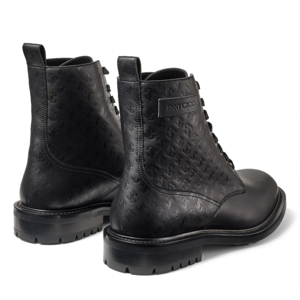 Giày Jimmy Choo With Logo 'Black' TURINGMHXC010003 - Ảnh 4