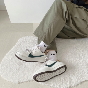 Giay Nike Air Force 1 PLT.AF.ORM 'Sail Pro Green' FB1856-131