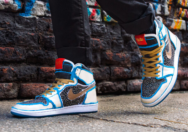 Giày Nike Twix x The Shoe Surgeon x Air Jordan 1 High 'Cookies & Creme' TWIX-TSS-AJ1 - Ảnh 3