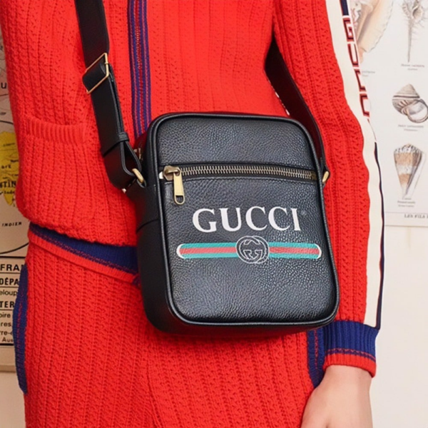 Tui Gucci Print Mini Messenger Bag 'Black' 574803-0Y2AT-8163