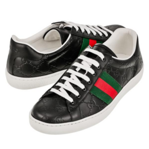 Alternative view of Giày Gucci Ace 'Black Logo' 386750-CWCG0-1070