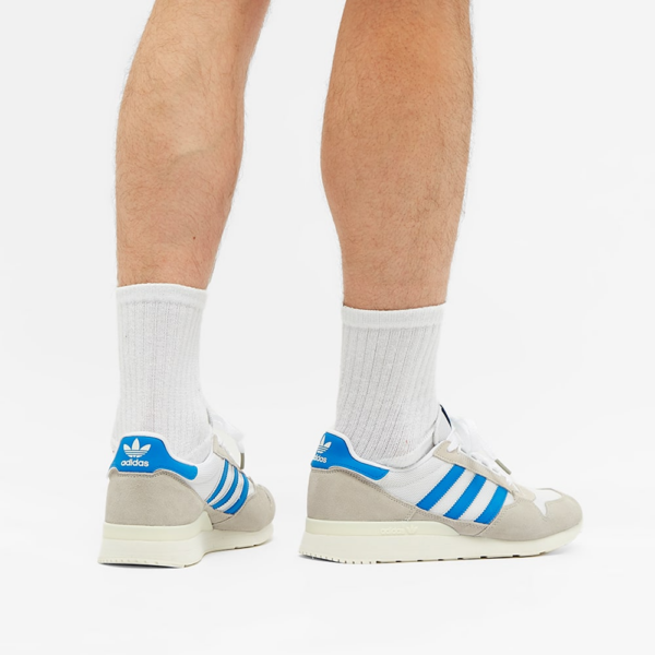 Giày Adidas Originals ZX 500 'White Blue' FW4410 - Ảnh 4