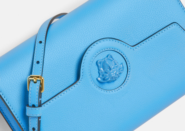 Túi Versace La Medusa Long Wallet DV Blue 1000814-DVIT2T-1U38V - Ảnh 2