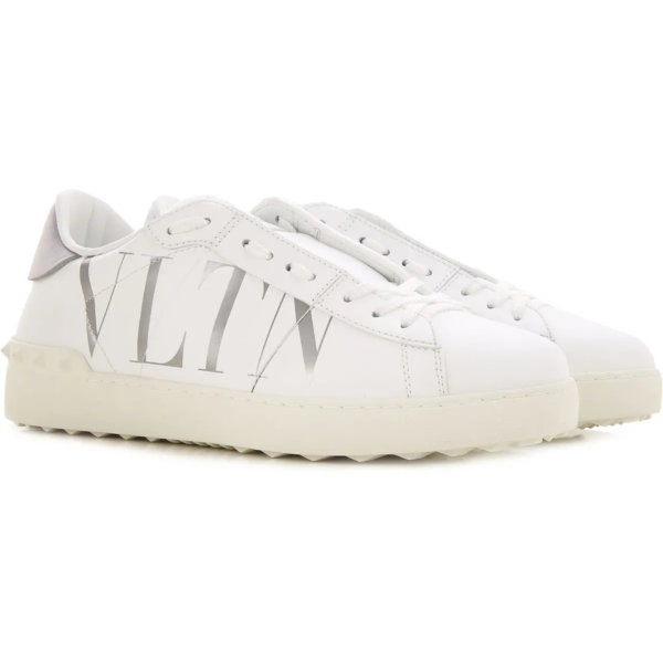 Giày Valentino Garavani Men's White Leather Sneaker UY2S0830PST2C0 - Ảnh 5