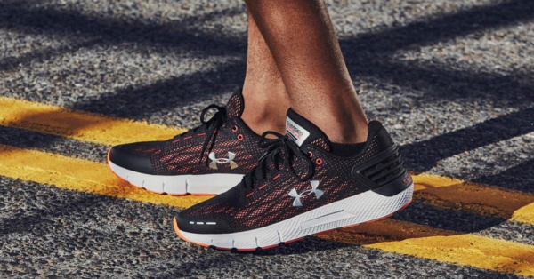 Giày Under Armour Charged Rogue 'Black Orange Glitch' 3021225-002 - Ảnh 4
