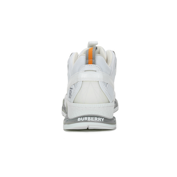 Giày Burberry Nylon and Leather Union White 80210111 - Ảnh 2