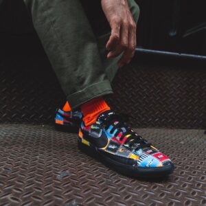 Alternative view of Giày Nike Blazer Low 'Patchwork Sort' CI9888-001