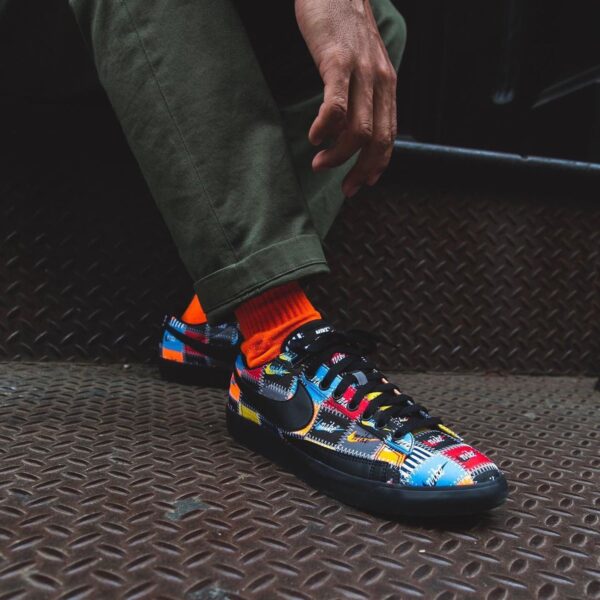 Giày Nike Blazer Low 'Patchwork Sort' CI9888-001 - Ảnh 2