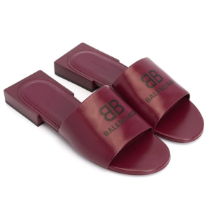 Dep Balenciaga Box Slippers Sandals 'Wine' 670441-WAWNA-6010