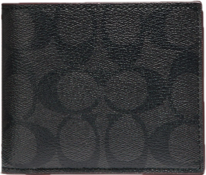 Vi Coach 3 In 1 Wallet In Signature Canvas 'Black' 25519-N3A