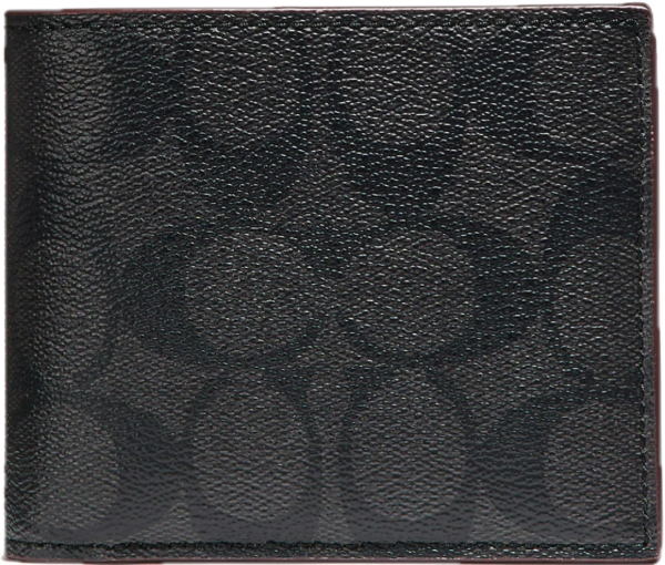 Vi Coach 3 In 1 Wallet In Signature Canvas 'Black' 25519-N3A