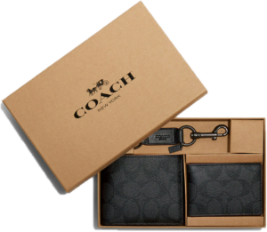 Vi Coach Wallet In Signature Canvas 'Black' 41346-N3A
