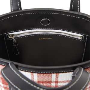 Tui Balenciaga Check Babes Small Tote 'Red' 672983-2100P-6190