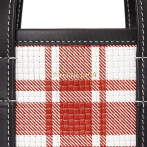Tui Balenciaga Check Babes Small Tote 'Red' 672983-2100P-6190