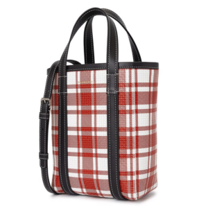 Tui Balenciaga Check Babes Small Tote 'Red' 672983-2100P-6190