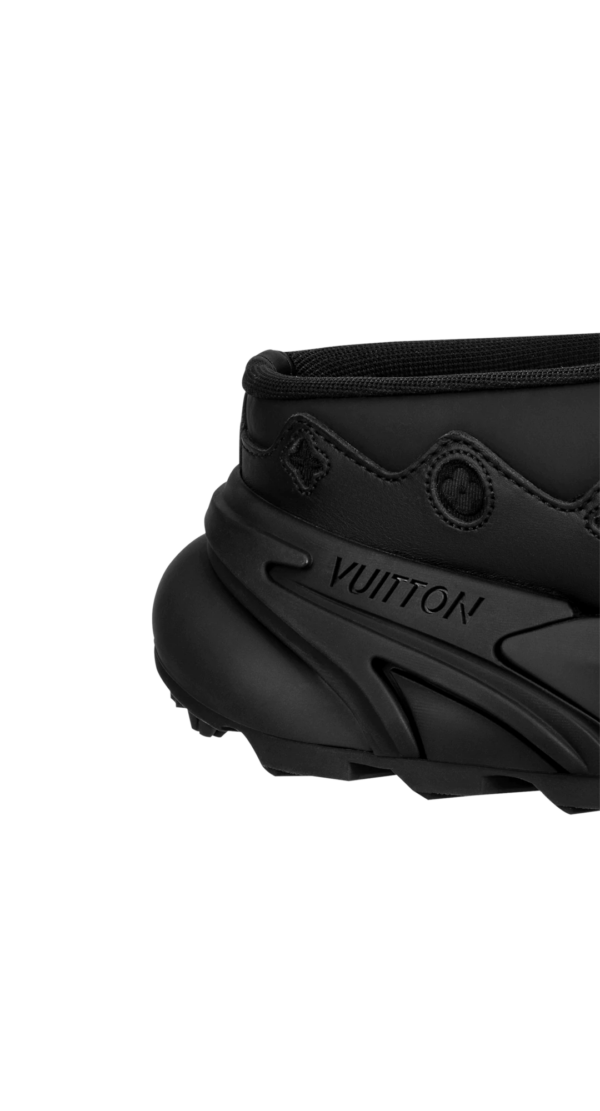Giày Louis Vuitton LV Runner Tatic Mules 'Black' 1AA5LE - Ảnh 4