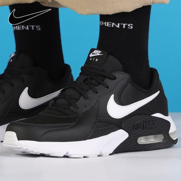 Giày Nike Air Max Excee Leather 'Black White' DB2839-002 - Ảnh 5