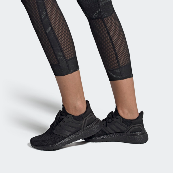 Giày Adidas UltraBoost 20 J 'Triple Black' FW9800 - Ảnh 3