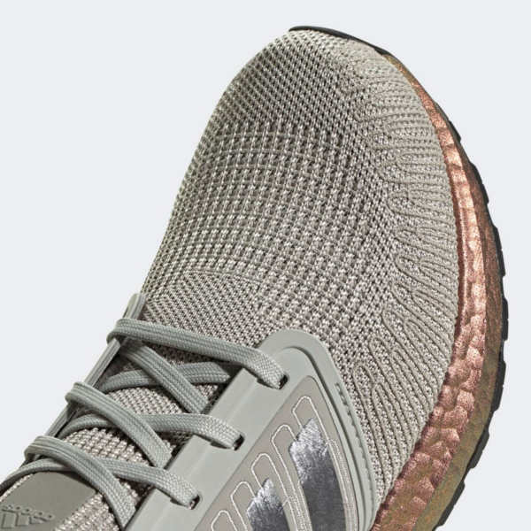 Giày Adidas Ultraboost 20 'Metal Grey Signal Coral' FV4389 - Ảnh 3