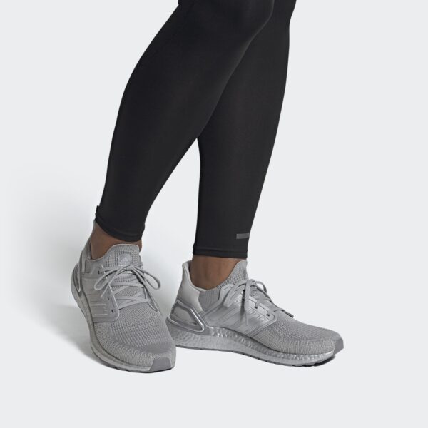 Giày Adidas UltraBoost 20 'Silver Metallic' FV5336 - Ảnh 2