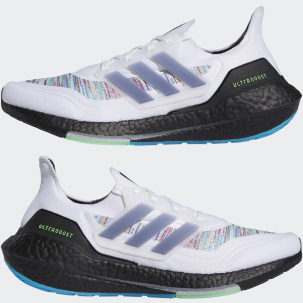 Giày Adidas UltraBoost 21 'White Screaming Green' GZ3194 - Ảnh 4