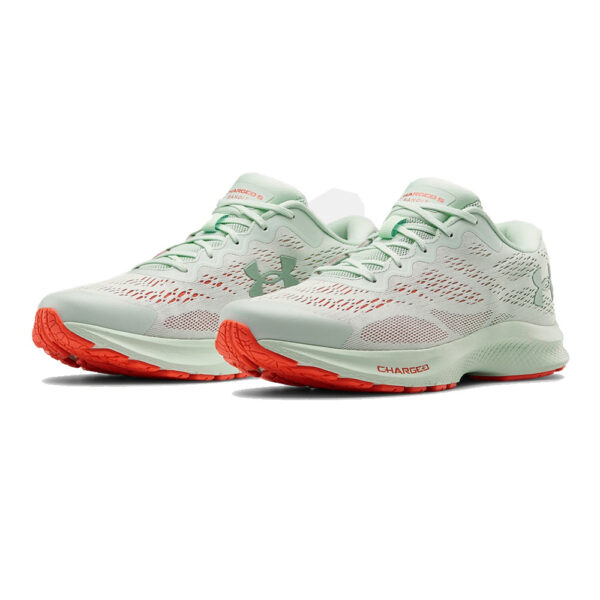 Giày Under Armour Wmns Charged Bandit 6 'Green Orange' 3023023-400 - Ảnh 4