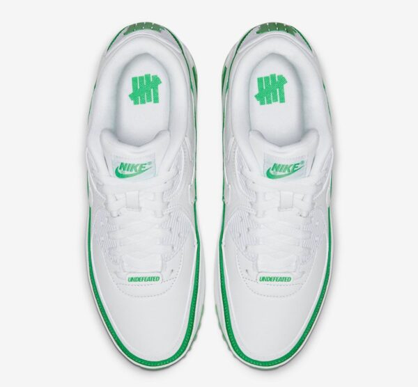 Giày Nike Undefeated x Air Max 90 'White Green Spark' CJ7197-104 - Ảnh 6