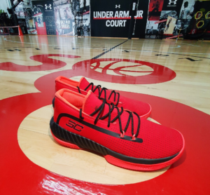 Alternative view of Giày Under Armour SC Curry 3Zero III 'Red' 3022048-601