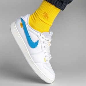 Giay Nike Union LA x Air Jordan 1 KO Low 'White Neutral Grey' DO8912-101