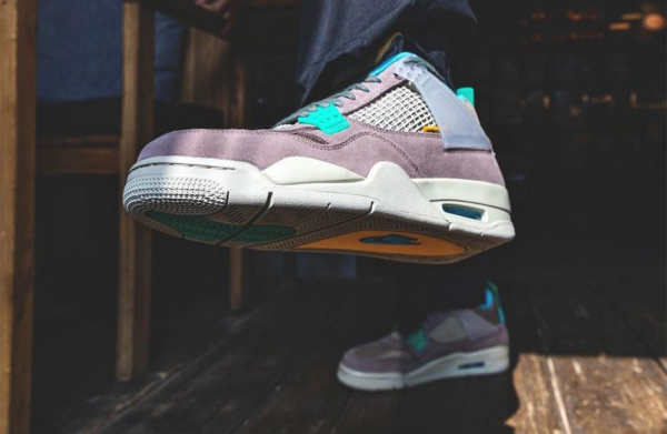 Giày Nike Union LA x Air Jordan 4 Retro 'Taupe Haze' DJ5718-242 - Ảnh 4