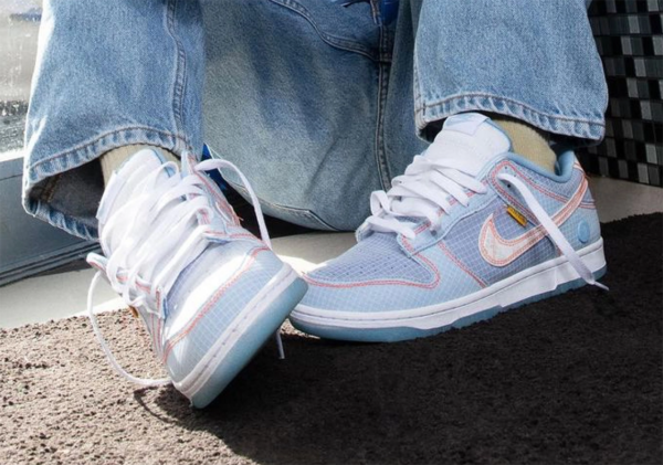 Giày Nike Dunk Low Union Passport Pack Argon 'Light Blue' DJ9649-400 - Ảnh 7