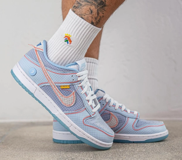 Giày Nike Dunk Low Union Passport Pack Argon 'Light Blue' DJ9649-400 - Ảnh 6