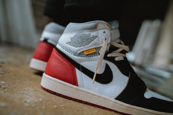Giày Nike Union LA x Air Jordan 1 Retro High NRG 'Black Toe' BV1300-106 - Ảnh 2