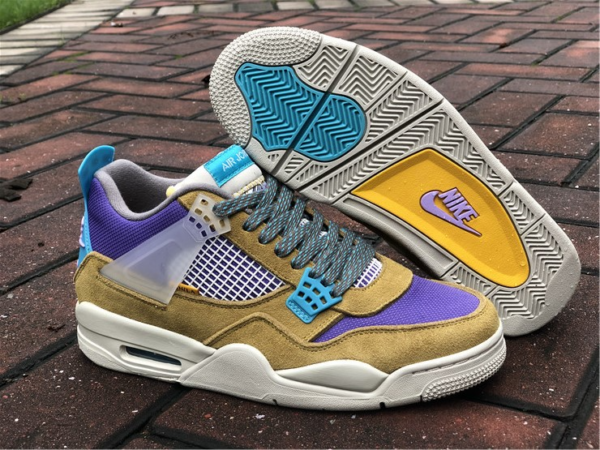 Giày Nike Union LA x Air Jordan 4 Retro 'Desert Moss' DJ5718-300 - Ảnh 7