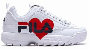 Giày Fila Disruptor 2 White Valentines Day 1FM01137-100