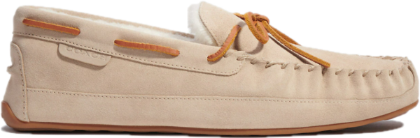 Giay Coach Fleece Shearling Moccasin 'Sand' CC743-SND