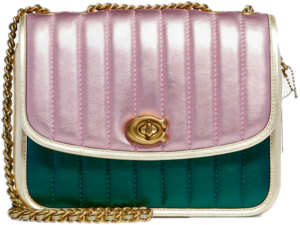 Tui Coach Madison Shoulder Colorblock Quilting 'Metallic Pink' C6637-B4OR1