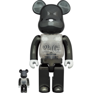 Mô Hình Bearbrick 2G Black Chrome